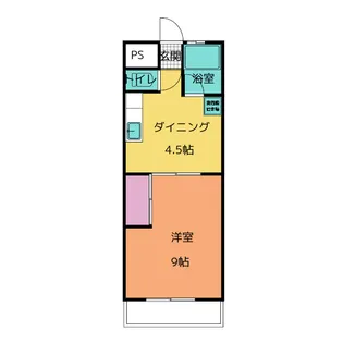 コーポ高鈴【2階】の間取り