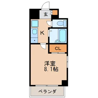 Rosa Candore【10階】の間取り