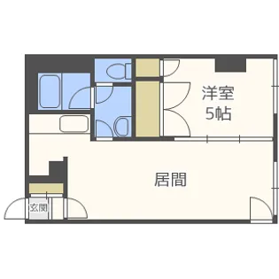 北海道札幌市中央区南十四条西7【マンション】の間取り