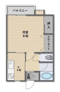 ユートピア21【1階】の間取り