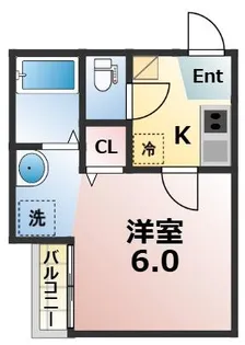 バーン ホンデーン【1階】の間取り