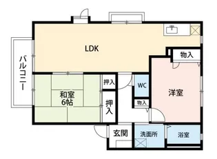 スターブル曽根【2階】の間取り