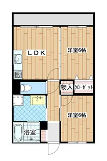 パールハイツ【2階】の間取り