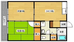 アーバン浅井A棟【2階】の間取り