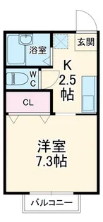 コリーヌ上町【1階】の間取り