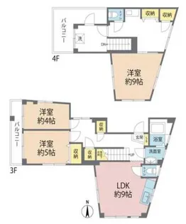 シンワビルの間取り