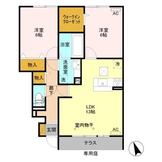 ヘルシーホーム the 3rd【1階】の間取り