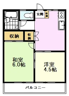泉ハイツ【1階】の間取り