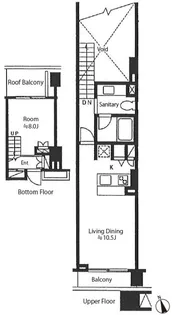 カスタリア戸越駅前の間取り