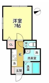 Libra京成大和田【1階】の間取り