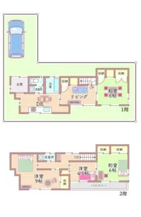 千葉県鎌ヶ谷市東鎌ケ谷1【一戸建】の間取り