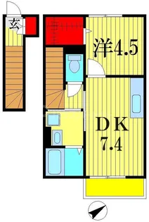千葉県船橋市西船6【アパート】の間取り