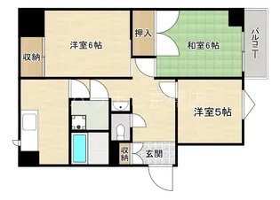 大阪府大阪市都島区都島北通2【マンション】の間取り