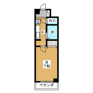 新田町小川マンション【3階】の間取り