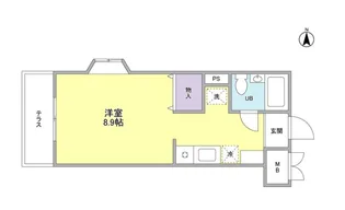 イーエムハイム日吉【3階】の間取り