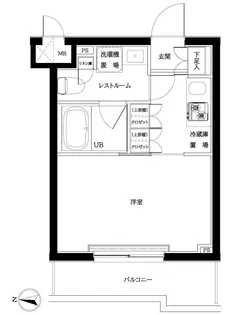 ルーブル武蔵新城弐番館【5階】の間取り