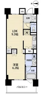 ソルクレスト御茶ノ水【11階】の間取り