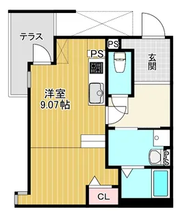 キャルムコート忍ヶ丘【3階】の間取り