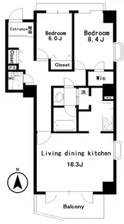 ヴィラアイレックス奥沢【5階】の間取り