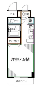 ワイ・エスあけの【1階】の間取り