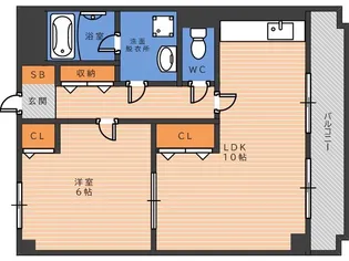 ピュアコートII【3階】の間取り