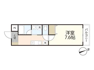 Pablo観音本町I【9階】の間取り