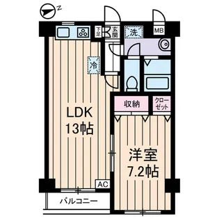 ルミエール葛西【5階】の間取り
