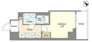 プライマル戸越銀座【8階】の間取り
