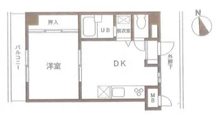 ゴールデンパーク【3階】の間取り