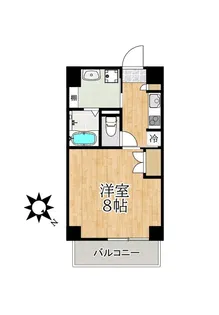 ステーション・タワー・ウラヤス【9階】の間取り