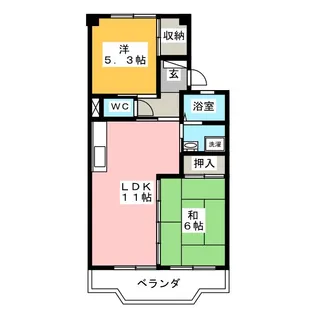 メゾン59【2階】の間取り