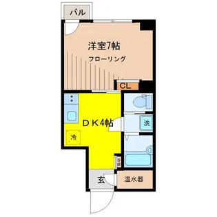 ステイタス三鷹【5階】の間取り