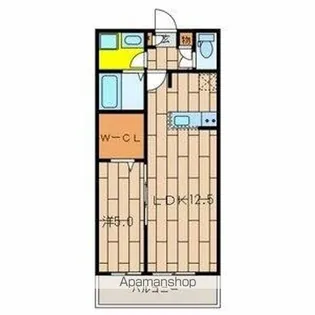 アドーニス【3階】の間取り