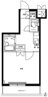 ルーブル新中野【3階】の間取り