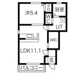 Eternal(イターナル)【1階】の間取り