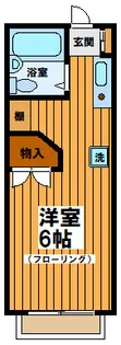 ハリントンハウス【1階】の間取り