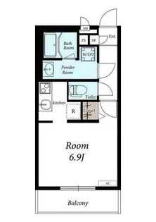 東京都江東区枝川2【マンション】の間取り
