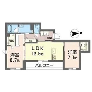 bonheur【1階】の間取り