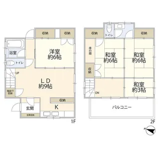 神奈川県横浜市西区久保町【一戸建】の間取り