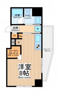 スパシエ国立矢川ステーションプラザ【8階】の間取り