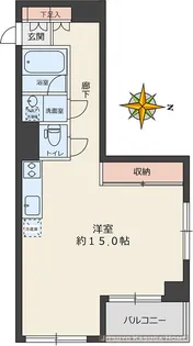小石川ハイム【3階】の間取り
