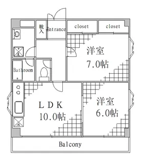 プルミエール清洲【6階】の間取り