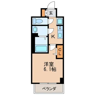 プレサンス広小路通 葵【10階】の間取り