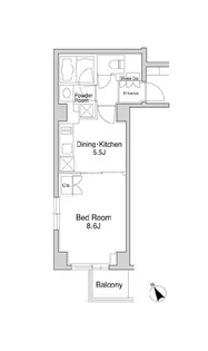 プラウドフラット南青山【3階】の間取り