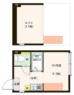 オーサムソフィア【1階】の間取り