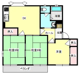 パストラルNK C棟【2階】の間取り