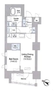 東京都杉並区阿佐谷北1【マンション】の間取り