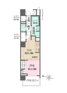 ザ・パークハウス文京白山【3階】の間取り