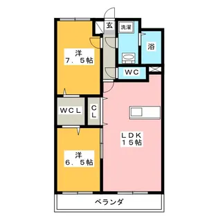 リヴ・ファーストSouth【1階】の間取り