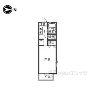アメニティ鏡山【2階】の間取り